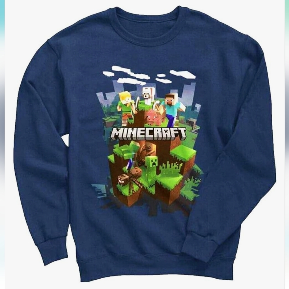 Boys minecraft sweatshirt